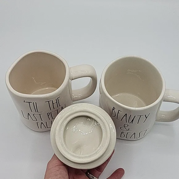 Rae Dunn Beauty and The Beast Mugs by Magenta - Picture 7 of 8